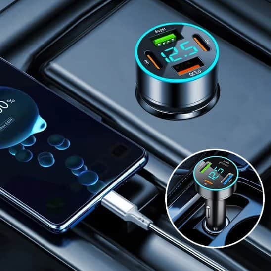 Chargeur Allume Cigare Ultra - Rapide | Charge Intelligente - Fallaitipenser auto accessoires