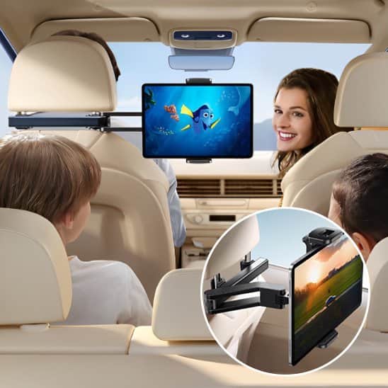 Support tablette voiture | Universel Sécurisé - Fallaitipenser auto accessoires