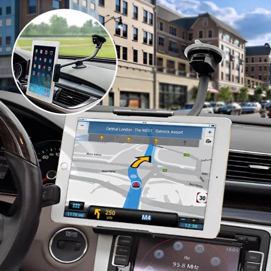 SUPPORT TABLETTE VOITURE/flexibe - ventouses - Fallaitipenser auto accessoires