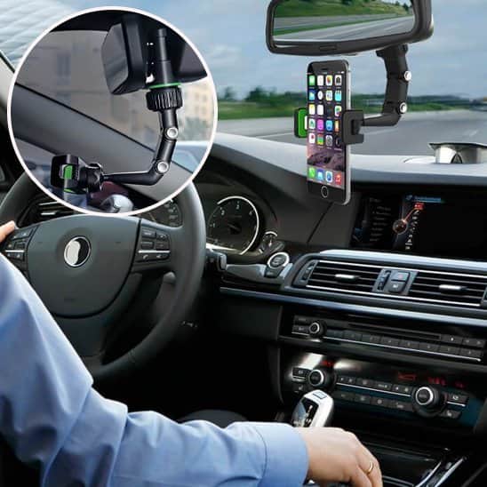 Support téléphone voiture | Miroirflex - Fallaitipenser auto accessoires