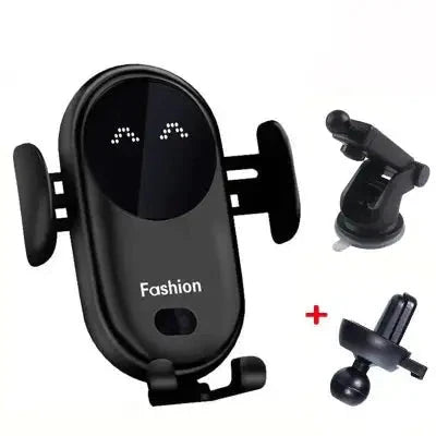support telephone voiture noir option