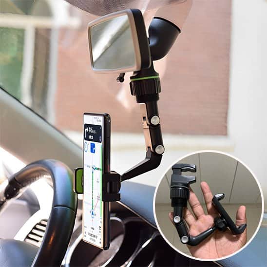 SUPPORT TELEPHONE VOITURE/retroviseur - Fallaitipenser auto accessoires