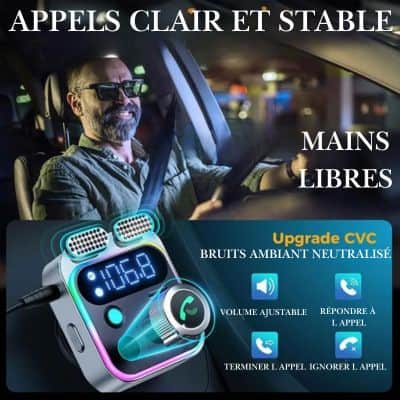 transmetteur Bluetooth 5.0 - offre en cour - stock limité (76 pack encore disponible) - Fallaitipenser auto accessoires