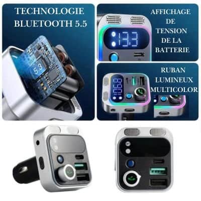transmetteur Bluetooth 5.0 - offre en cour - stock limité (76 pack encore disponible) - Fallaitipenser auto accessoires