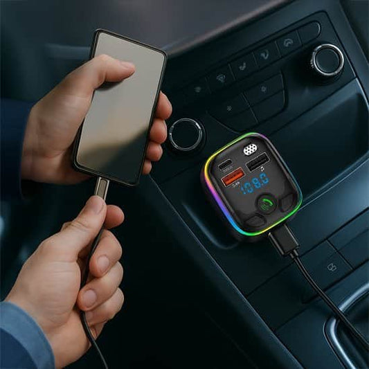 Transmetteur FM Bluetooth | Sans Fil Premium - Fallaitipenser auto accessoires